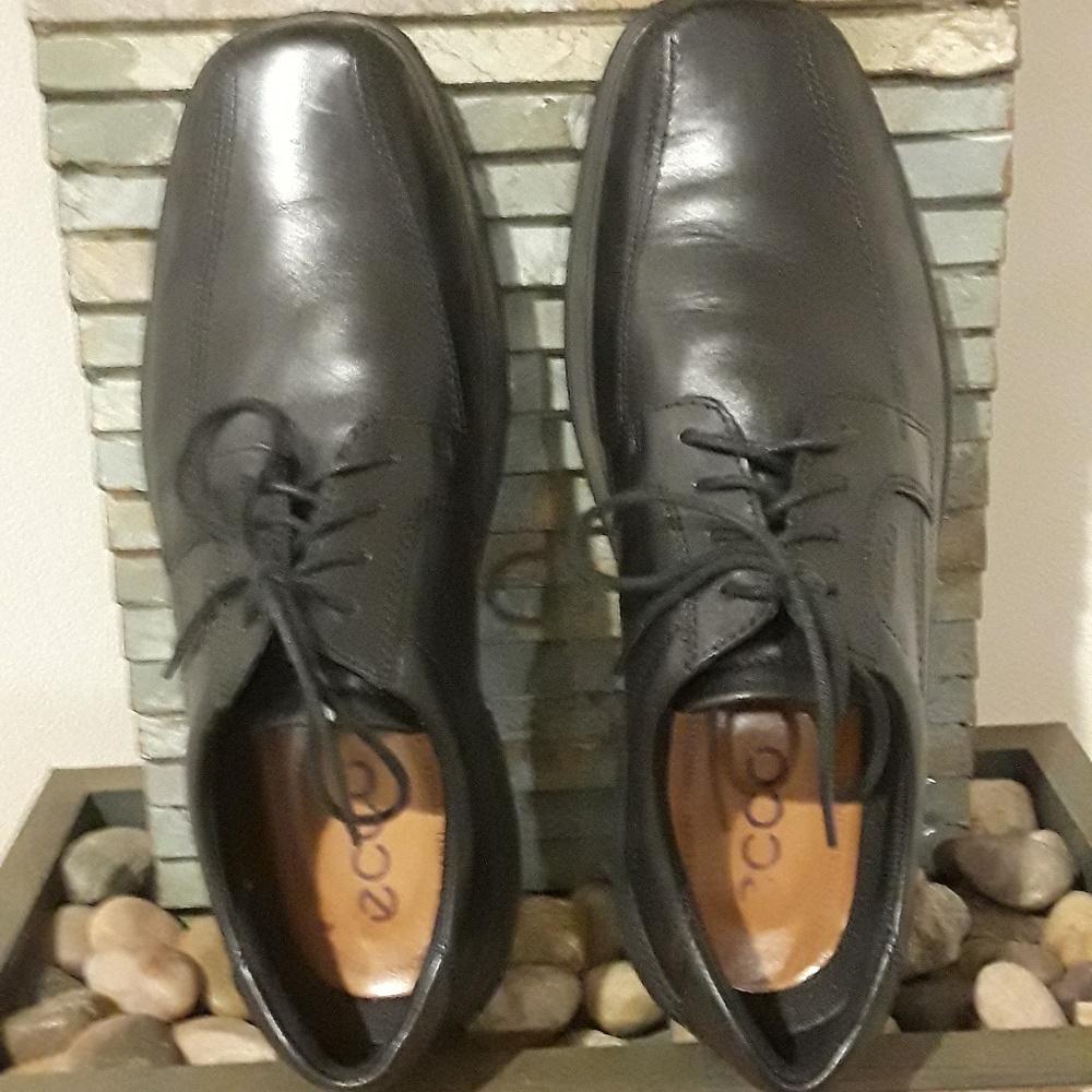 Mens - Dress loafers sz 10 - 105 M - leather - blk